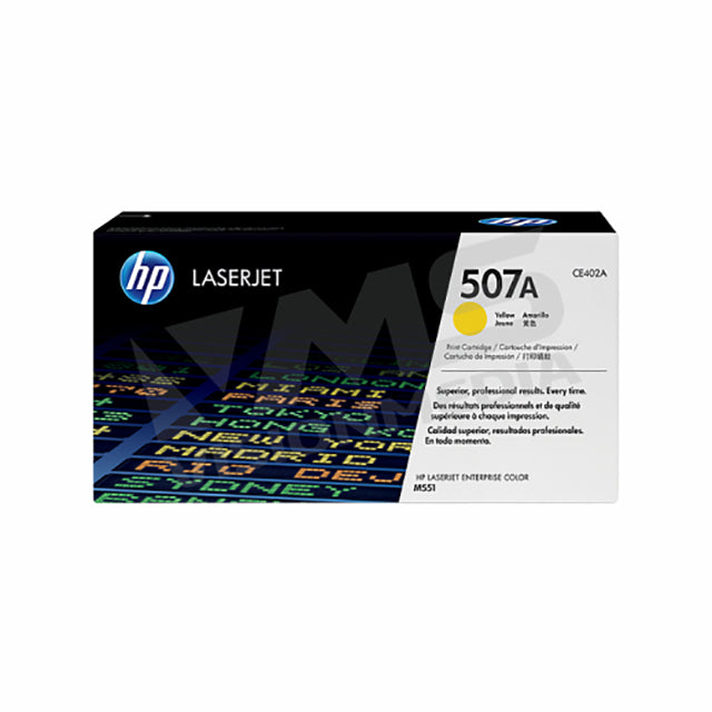 HP 507A  YELLOW TONER CARTRIDGE (CE402A)