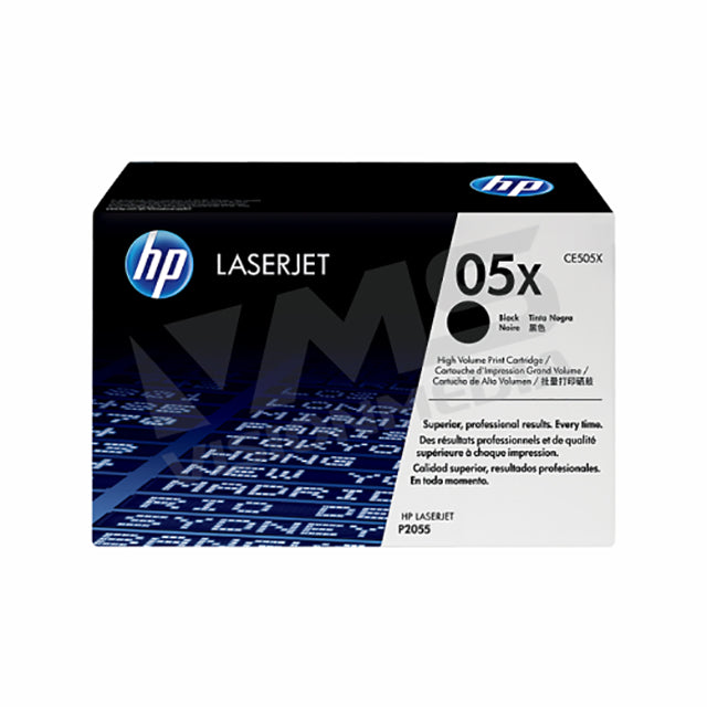 HP 05X HIGH YIELD BLACK TONER CARTRIDGE (CE505X)