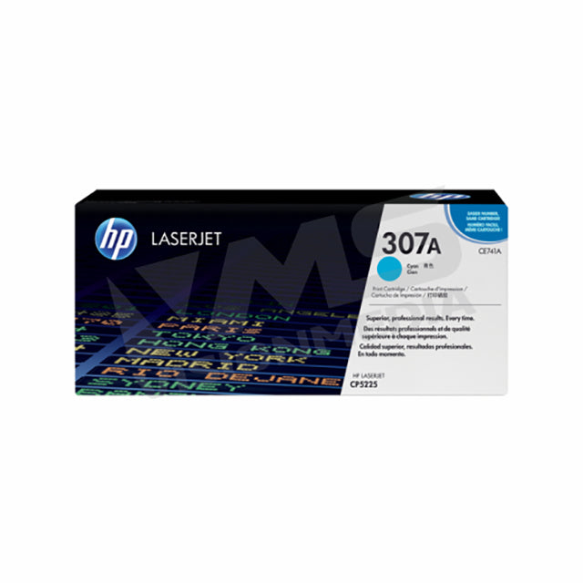 HP 307A CYAN TONER CARTRIDGE (CE741A)