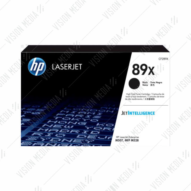 HP 89X BLACK LASERJET TONER CARTRIDGE (CF289X)