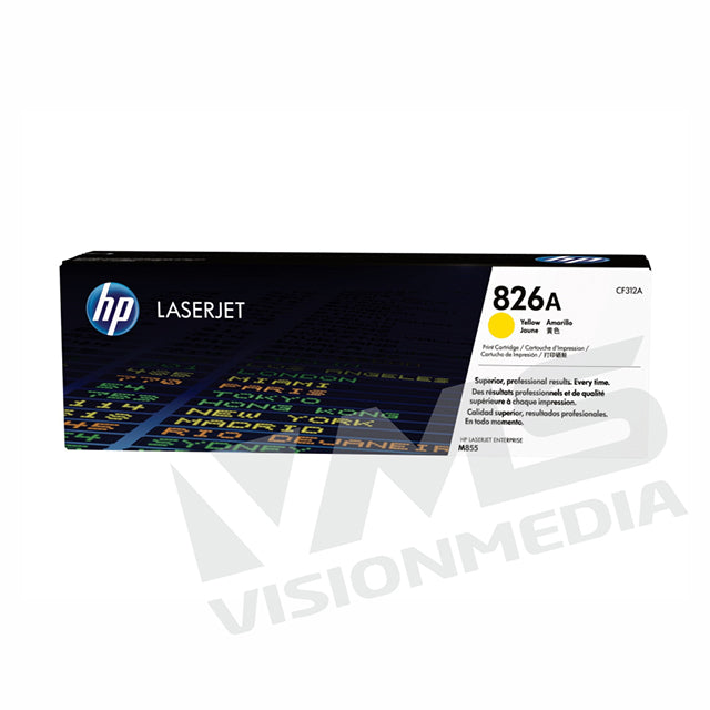 HP 826A YELLOW TONER CARTRIDGE (CF312A)