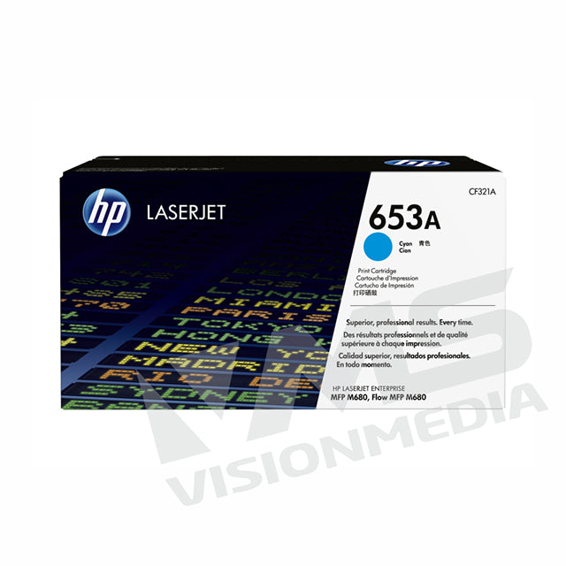 HP 653A CYAN TONER CARTRIDGE (CF321A)