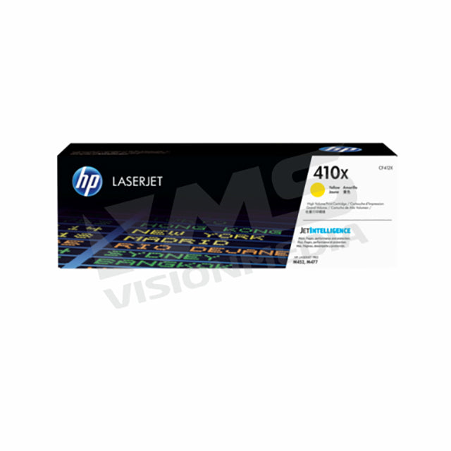 HP 410X HIGH YIELD YELLOW TONER CARTRIDGE (CF412X)