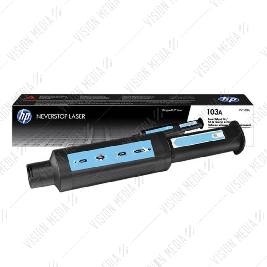 HP 103A BLACK NEVERSTOP LASER TONER RELOAD KIT (W1103A)