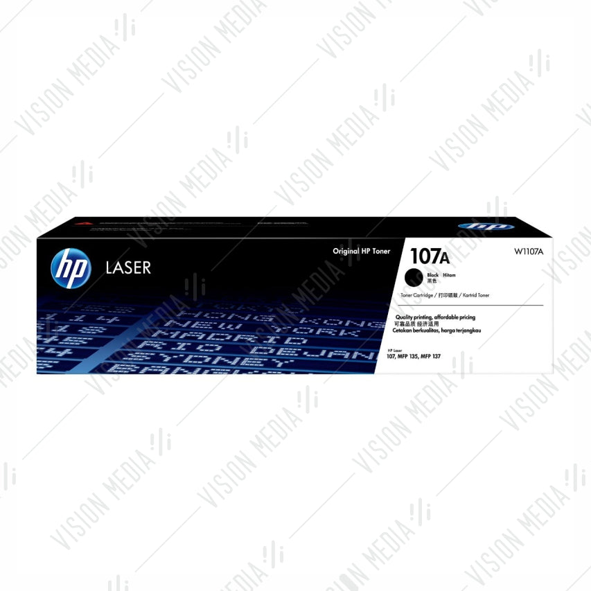 HP 107A BLACK LASERJET TONER CARTRIDGE (W1107A)