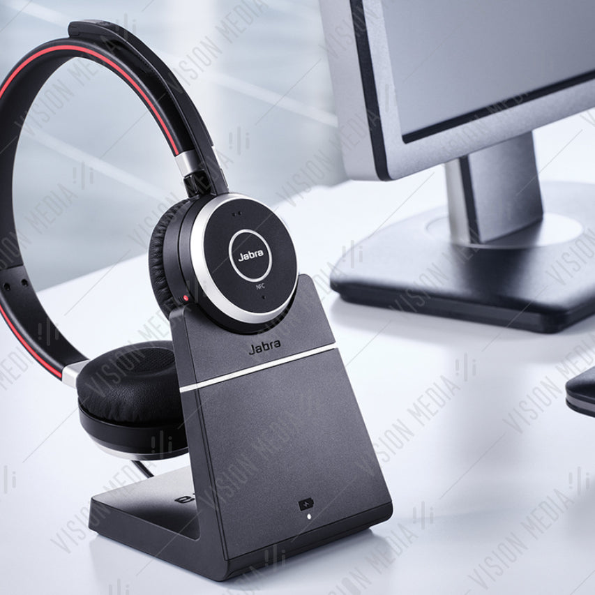 JABRA EVOLVE 65 UC STEREO WITH CHARGING STAND (6599-823-499)