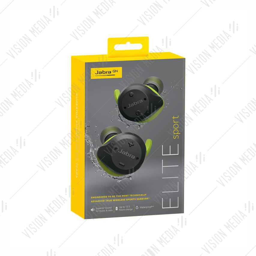 JABRA ELITE SPORT II WIRELESS BLUETOOTH EARBUDS (100-98700000-40)