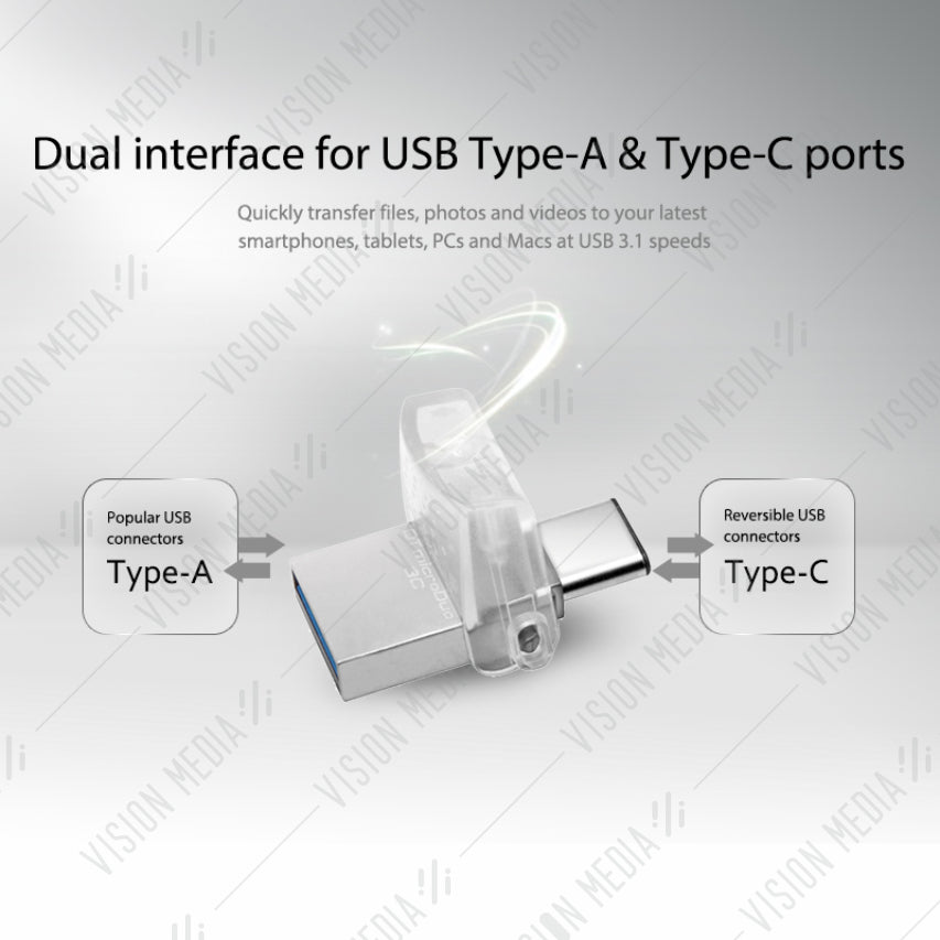 KINGSTON DT MICRO DUAL 3C TYPE C 128GB (DTDUO3C/128GB)