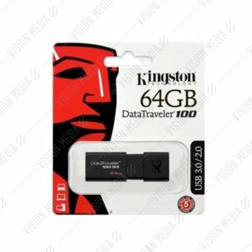 KINGSTON DT 100 GENERATION 3 (G3) 64GB (DT100G3/64GBFR)