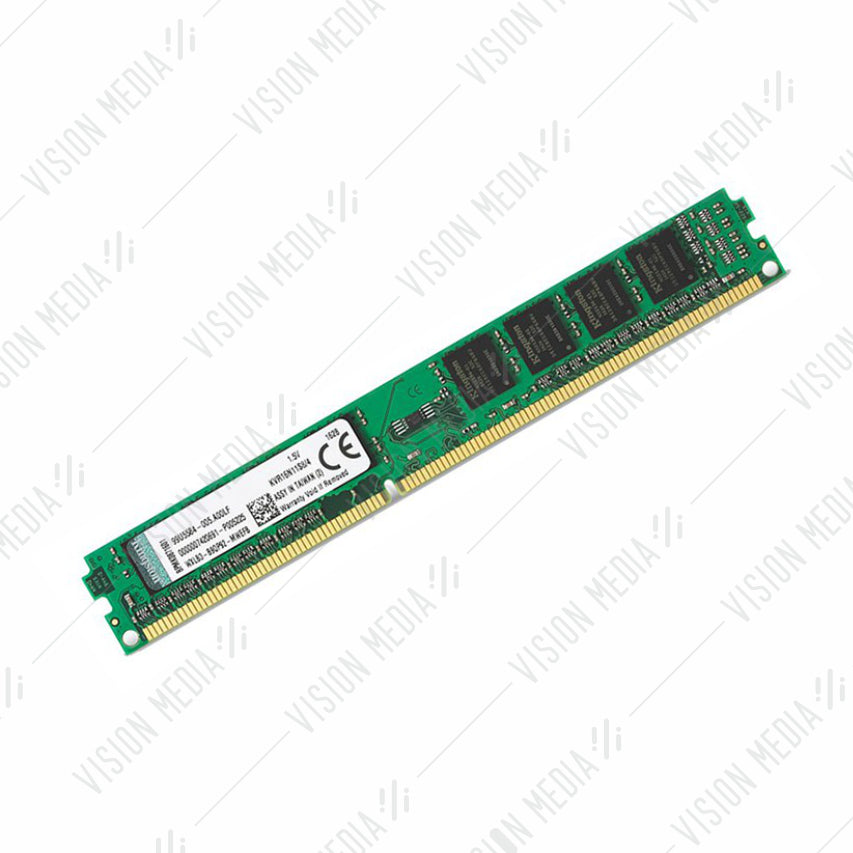 KINGSTON 4GB DDR3 PC3-12800 1600MHZ DIMM (KVR16N11S8/4G)