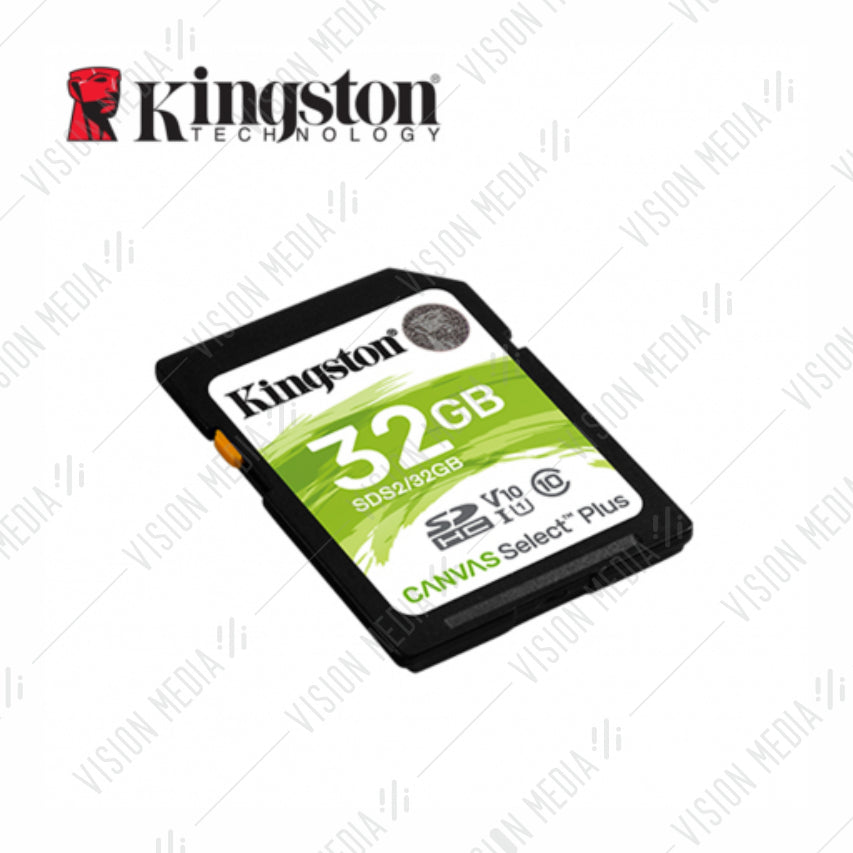 KINGSTON CANVAS SELECT CLASS 10 MICROSD CARD 32GB (SDCS/32GB)