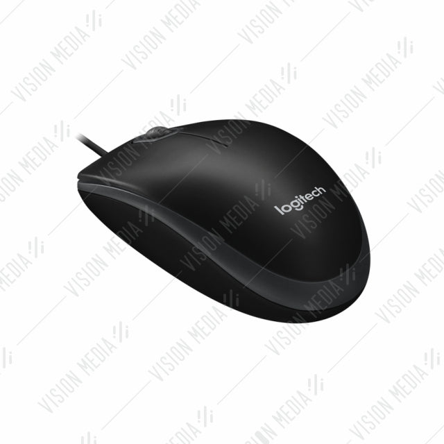 LOGITECH USB OPTICAL MOUSE B100 (BLACK) (910-006605)