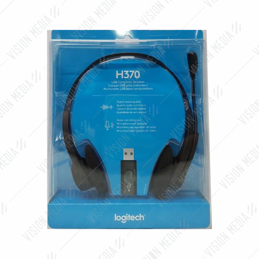 LOGITECH USB COMPUTER HEADSET H370 (981-000710)
