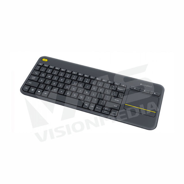 LOGITECH WIRELESS TOUCH KEYBOARD K400 PLUS (BLACK) (920-007165)