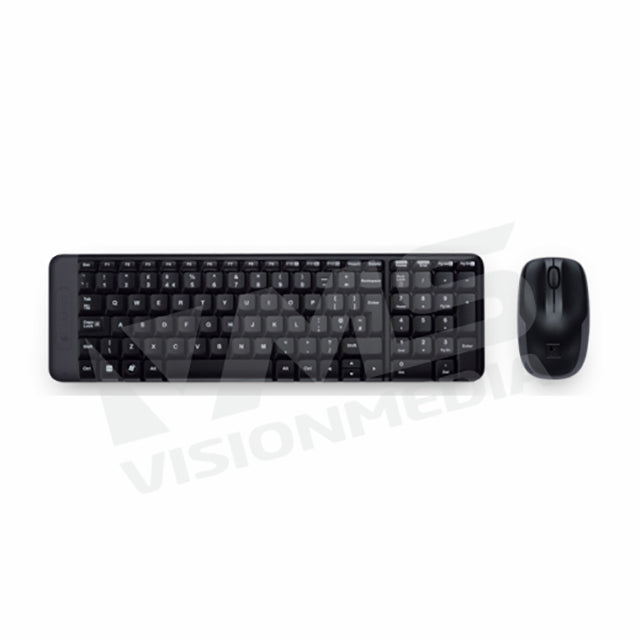 LOGITECH COMPACT WIRELESS KEYBOARD & MOUSE COMBO (MK220) (920-007444)