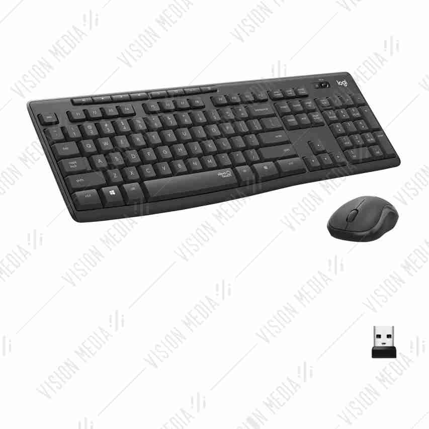 LOGITECH WIRELESS SILENT KEYBOARD & MOUSE COMBO (MK295)