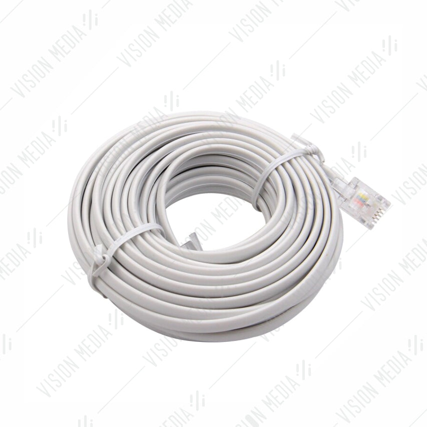 RJ11 6P4C PHONE LINE CABLE  - 5M