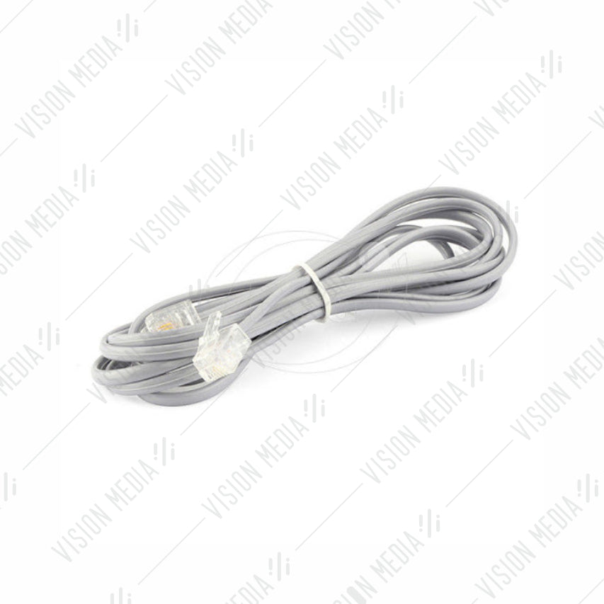 RJ11 6P4C PHONE LINE CABLE - 2M