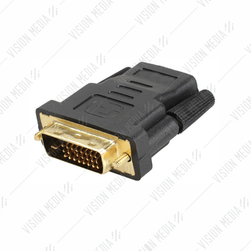 DVI (24+1) (MALE) TO HDMI (FEMALE) CONVERTER ADAPTER
