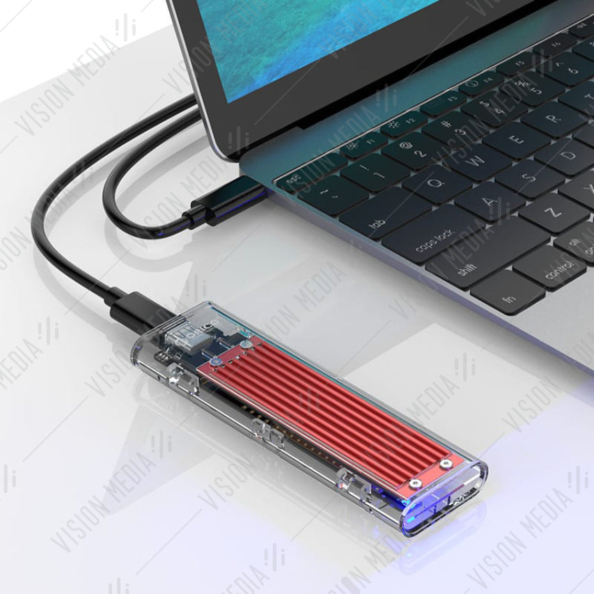 ORICO NVME M.2 SSD ENCLOSURE WITH HEATSINK (TCM2-C3)