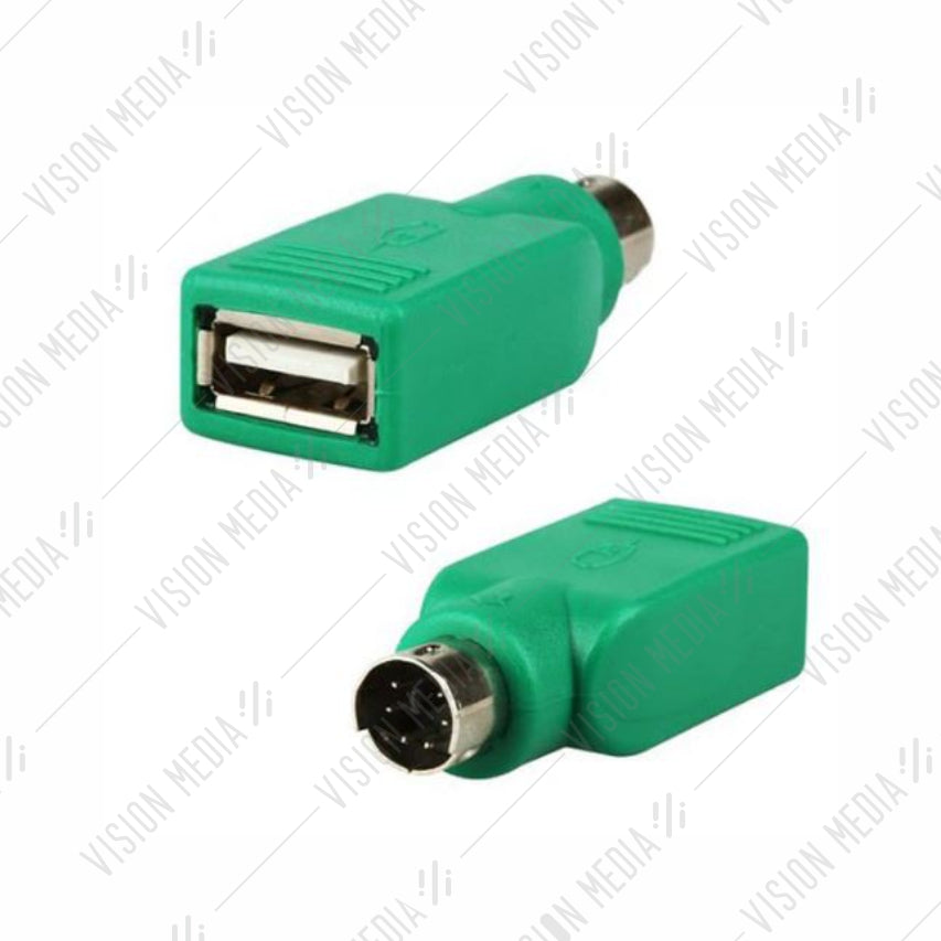 USB (FEMALE) TO PS2 (MALE) CONVERTOR
