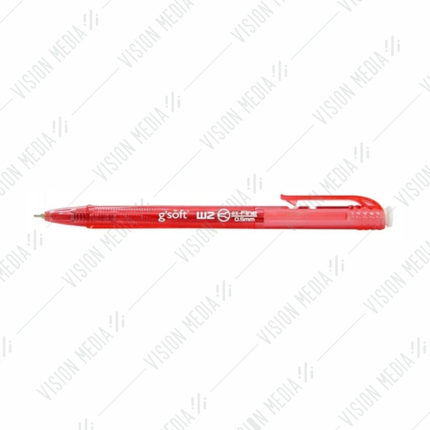 G'SOFT W2 RETRACTABLE BALL PEN 0.5MM