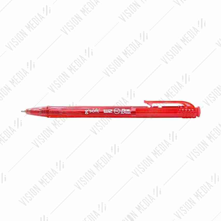 G'SOFT W2 RETRACTABLE BALL PEN 0.7MM