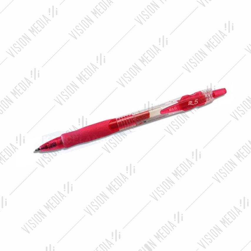 M&G RETRACTABLE GEL PEN R5 0.7MM