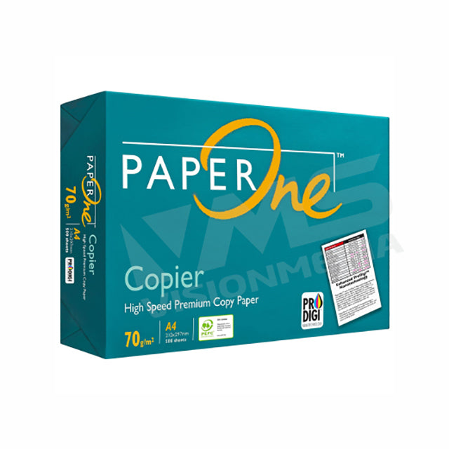 A4 Size Paper 70gsm 500 Sheets Price PAPER ONE 70GSM A4 SIZE PAPER (500 SHEETS) | Vision Media Supplies