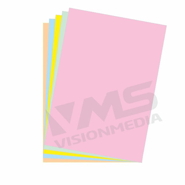 UNI ACE 80GSM A4 SIZE PAPER (MIX COLOUR) (450 SHEETS)