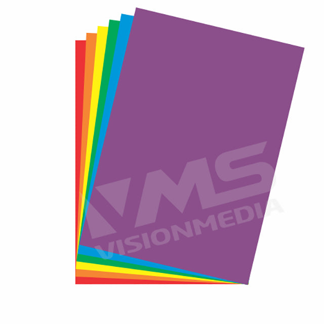 UNI ACE 80GSM A4 SIZE PAPER (MIX COLOUR) (450 SHEETS)