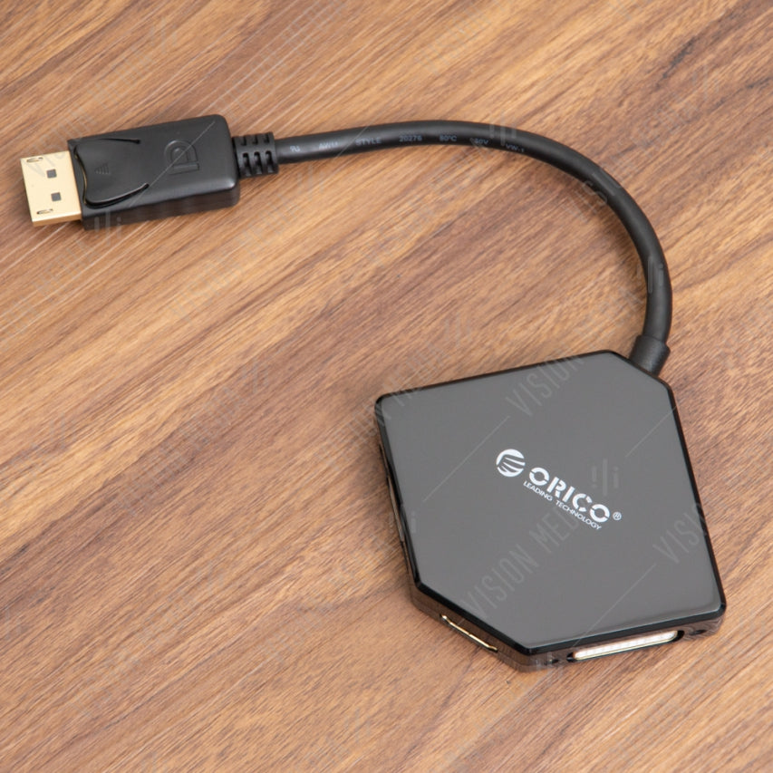 ORICO DISPLAYPORT TO HDMI/VGA/DVI ADAPTER (DPT-HDV3)