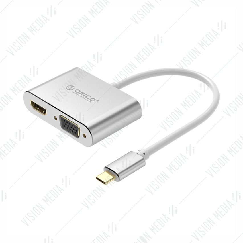 ORICO TYPE-C TO HDMI/VGA ADAPTER (M-F) (XD-CFHV4)