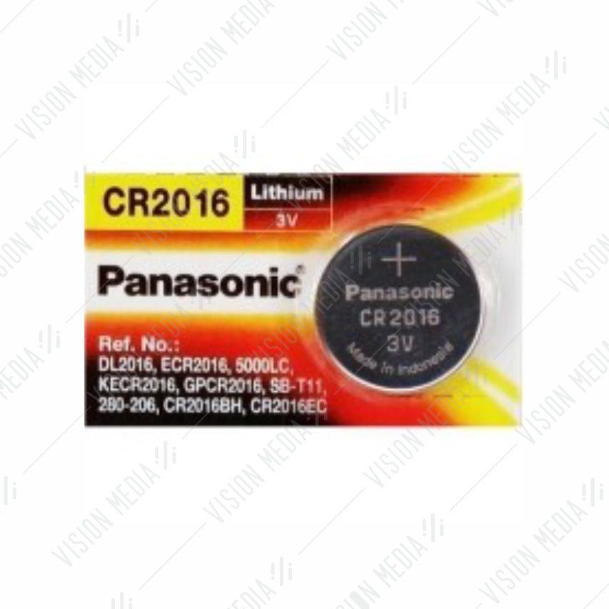 PANASONIC LITHIUM BATTERY 3.0V (CR2016) (1PCS / PACK)