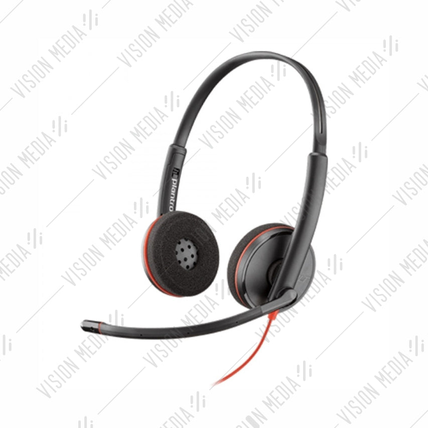 PLANTRONICS BLACKWIRE 3220-A CORDED USB HEADSET (209745-104)