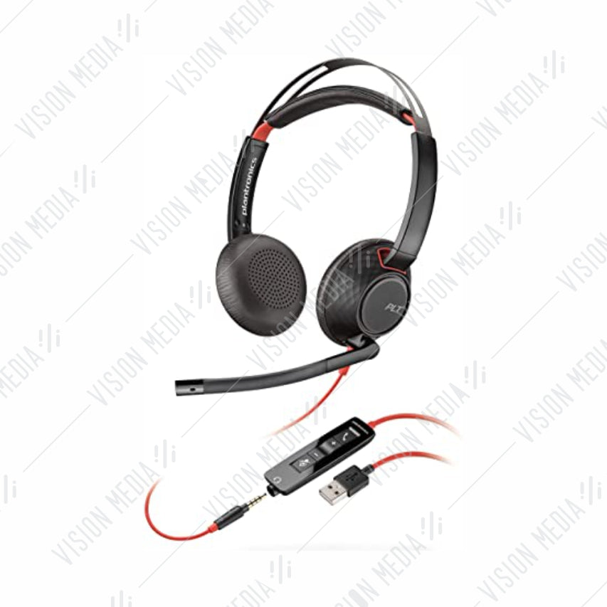 PLANTRONICS BLACKWIRE 5220 STEREO HEADSET USB A (207576-01)