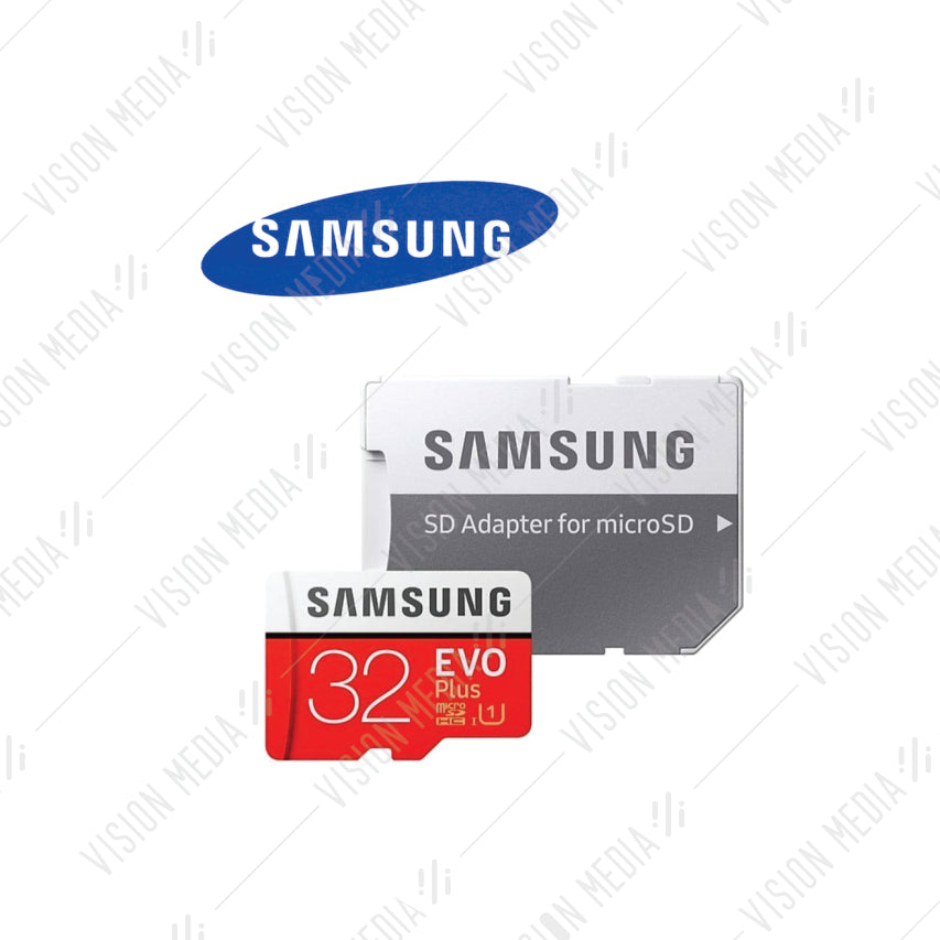 SAMSUNG EVO PLUS 32GB MCRO SDXC WITH ADAPTER (MB-MC32GA/APC)