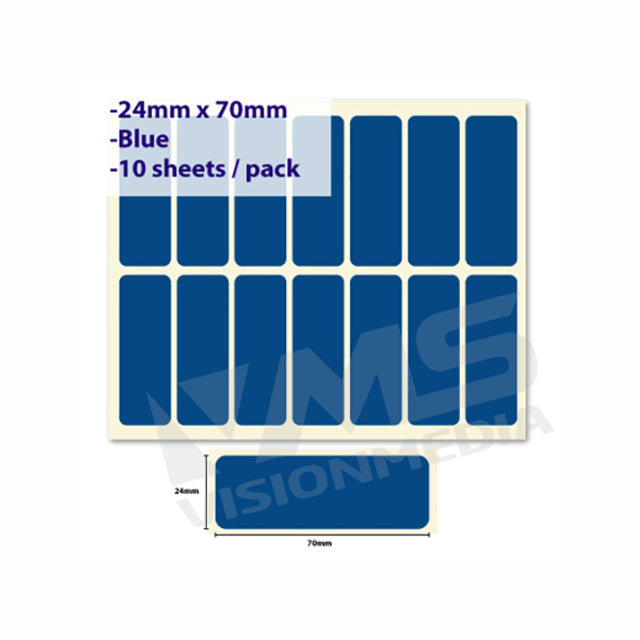 LABEL STICKER 24MM X 74MM