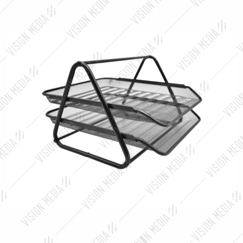 2 TIER WIRE MESH DOCUMENT TRAY | Vision Media Supplies