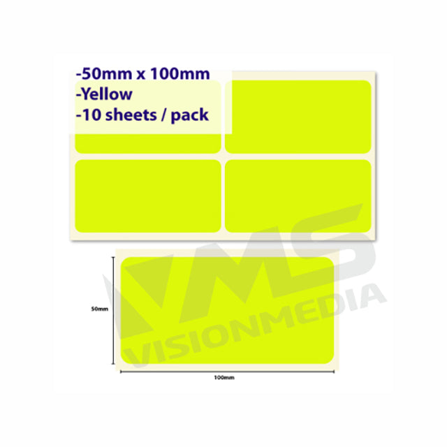 LABEL STICKER 50MM X 100MM