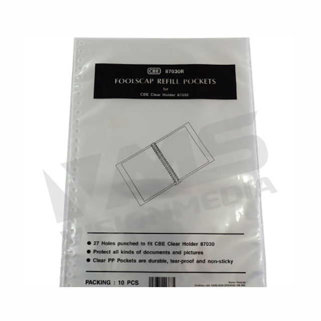 REFILL POCKET FOR F/C CLEAR HOLDER (10 SHTS) (87030R)