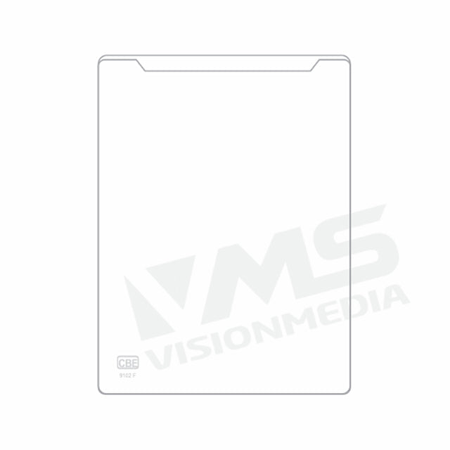 F/C SIZE U-SHAPED DOCUMENT HOLDER, TOP OPENING (9102F)