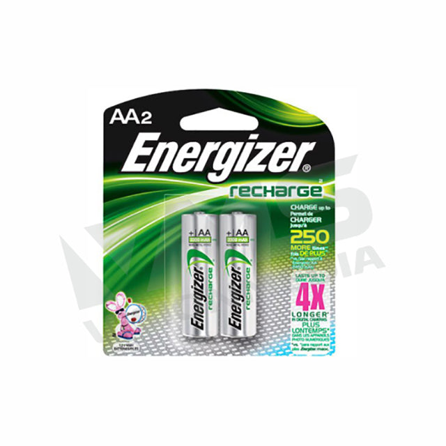 ENERGIZER RECHARGEABLE BATT AA 2000MAH (2PCS) (NH15RP2PP)