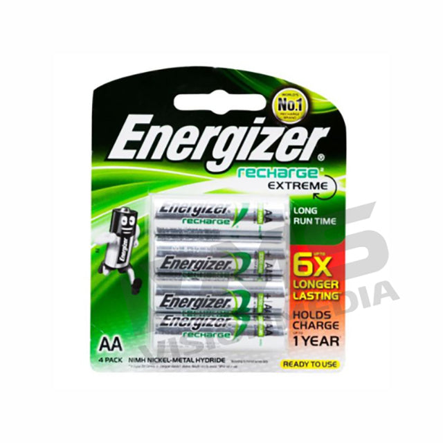 ENERGIZER RECHARGEABLE BATT AA 2000MAH (4PCS) (NH15RP4PP)