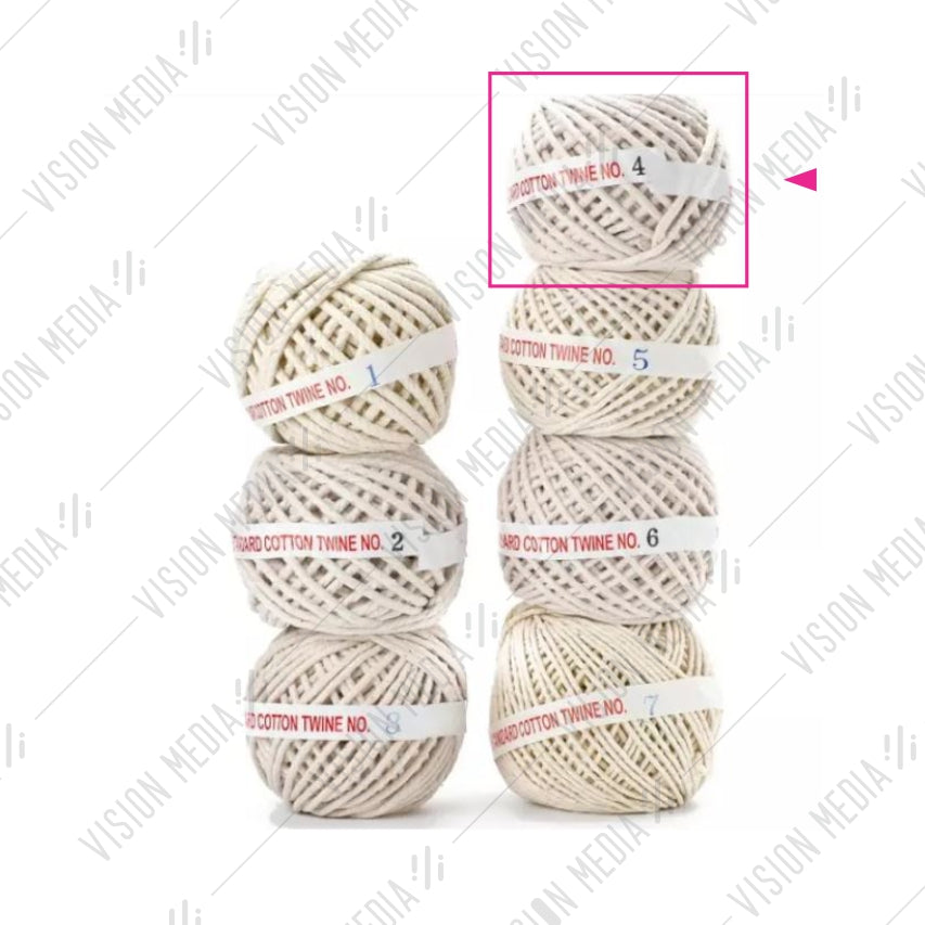 COTTON TWINE PARCEL STRING 100G | Vision Media Supplies