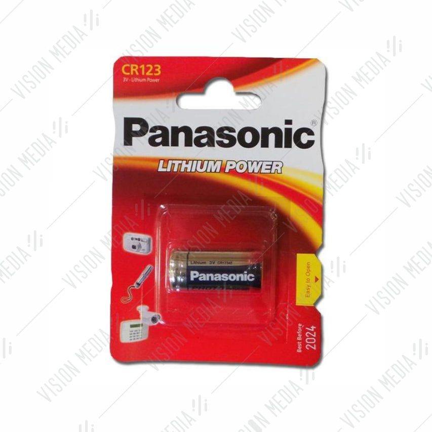 PANASONIC/ENERGIZER LITHIUM CELL 3V BATTRY (CR-123A)
