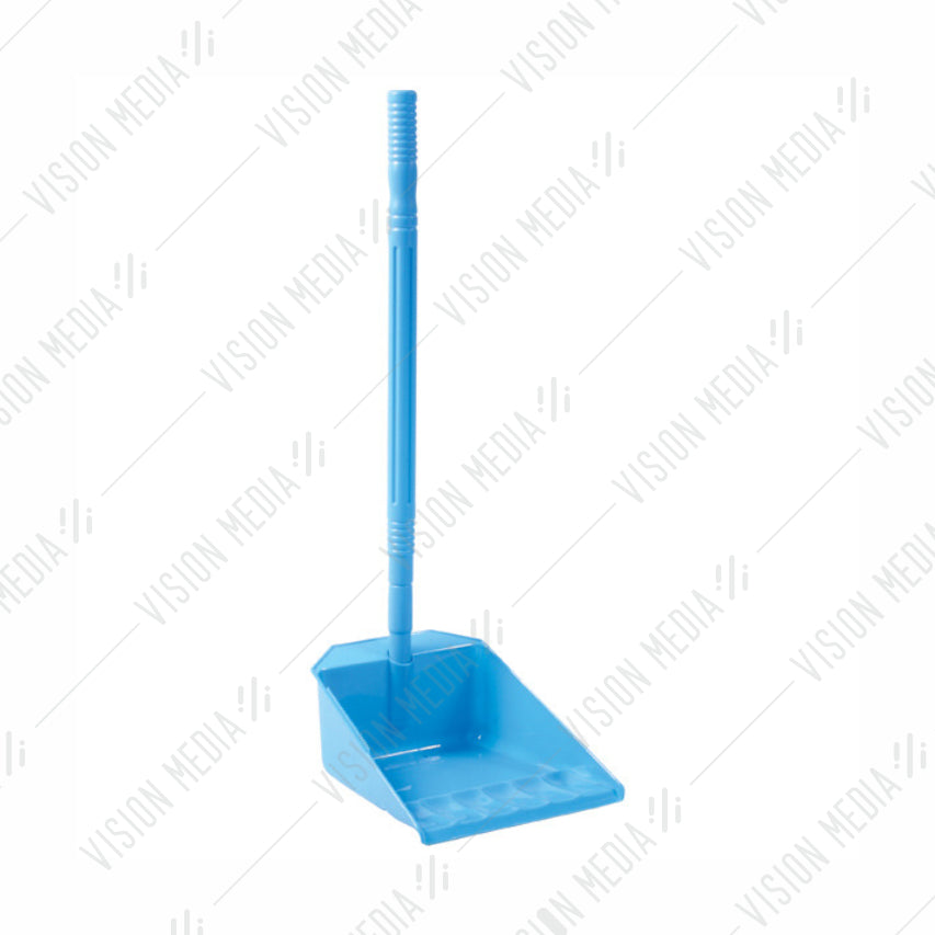 DUST PAN WITH PLASTIC HANDLE