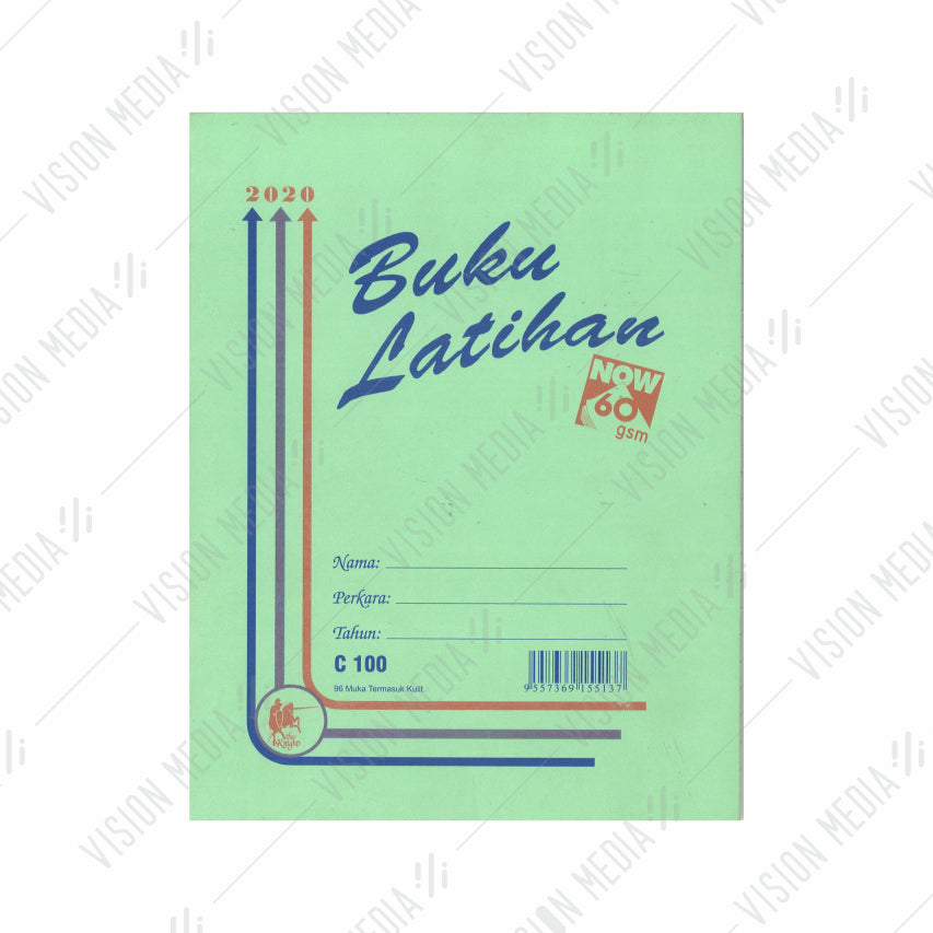 MANILA CARD COVER EXERCISE BOOK 100 PAGES (60GSM) (KNIGHT)