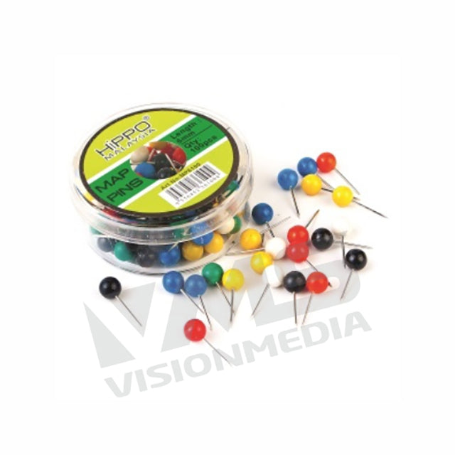 MAP PIN (100 PCS / PACK) | Vision Media Supplies