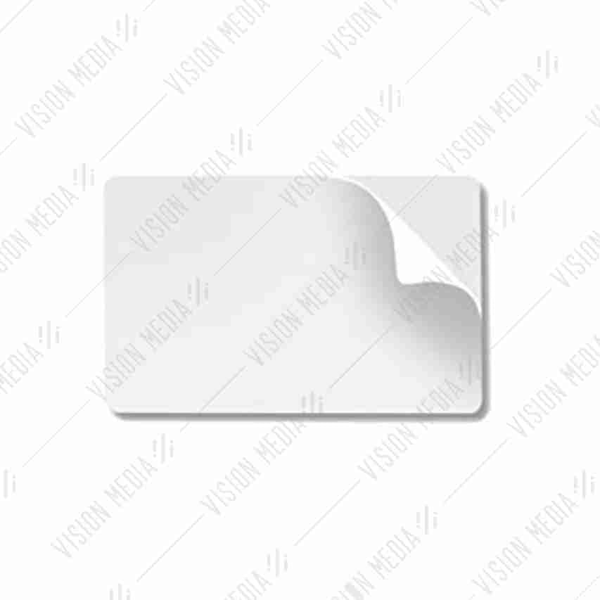 PVC BLANK CARD WITH ADHESIVE (CR79/CR80) (082266)